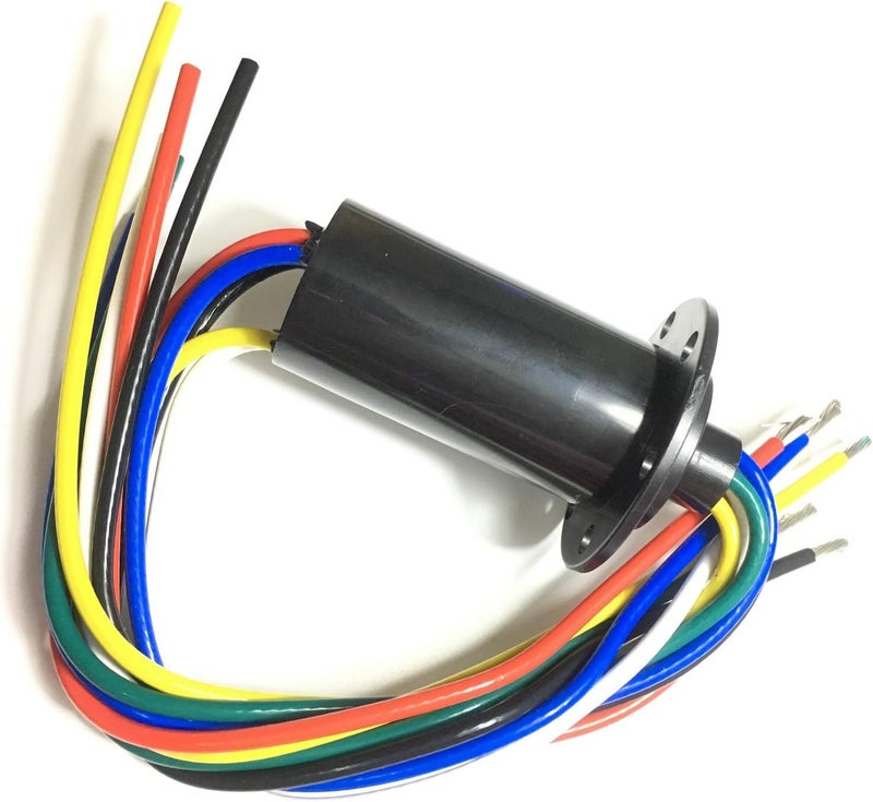 Taidacent 6 Wire & 12 Wire 2A to 30A Slip Ring Collector Rotary Electrical Contact Joint Connector - Image 1