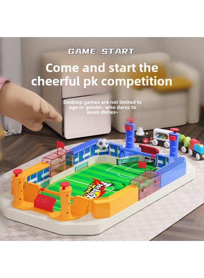 Children's Double Battle Table Soccer Parent-Child Interactive Educational Board Game 3-6 Years Old Boys' Toys Board Game-Colour:Table Football (medium Size) 2 Balls English Color Box - Image 4