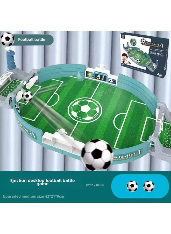 Children's Double Battle Table Soccer Parent-Child Interactive Educational Board Game 3-6 Years Old Boys' Toys Board Game-Colour:Table Football (medium Size) 2 Balls English Color Box - Image 1