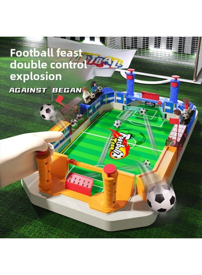 Children's Double Battle Table Soccer Parent-Child Interactive Educational Board Game 3-6 Years Old Boys' Toys Board Game-Colour:Table Football (medium Size) 2 Balls English Color Box - Image 2