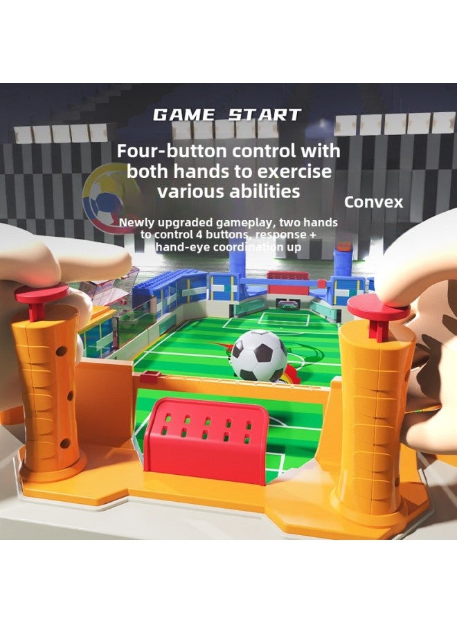 Children's Double Battle Table Soccer Parent-Child Interactive Educational Board Game 3-6 Years Old Boys' Toys Board Game-Colour:Table Football (medium Size) 2 Balls English Color Box - Image 3