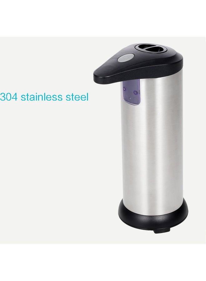 NIBEMINENT Stainless Steel IR Sensor Touchless Liquid Soap Dispenser NA-H6430 Silver - Image 4