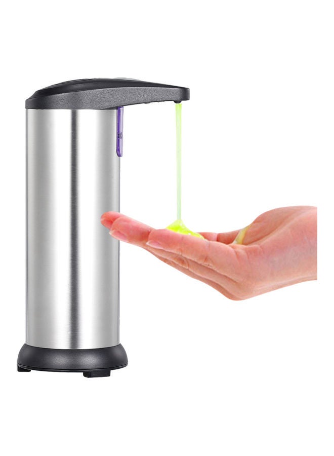 NIBEMINENT Stainless Steel IR Sensor Touchless Liquid Soap Dispenser NA-H6430 Silver - Image 3