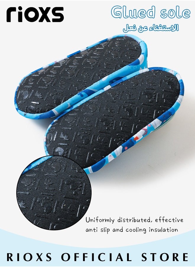 RIOXS - Infant Toddler Baby Boys Girls Water Socks Non-Slip Socks Barefoot Quick-Dry Non-Slip Swim Socks Aqua Water Shoes For Beach Swimming Pool Water Park - Image 1