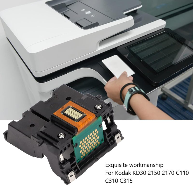 كلاراكو رأس الطباعة البديل، رأس الطباعة المحمول الصغير، أجزاء الطابعة، سهلة التركيب، مادة PCB وABS، سهلة الاستخدام، أجزاء بديلة للطابعة، مناسبة لطابعات Kodak KD30 2150 2170 C110 C310 C315 - Image 3