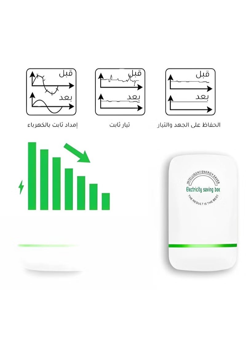 XiuWoo - 3pcs Home Smart Power Saver Saves Electricity Efficient and Stable Controls Voltage Easy to Operate Suitable for a Variety of Scenarios - Image 1
