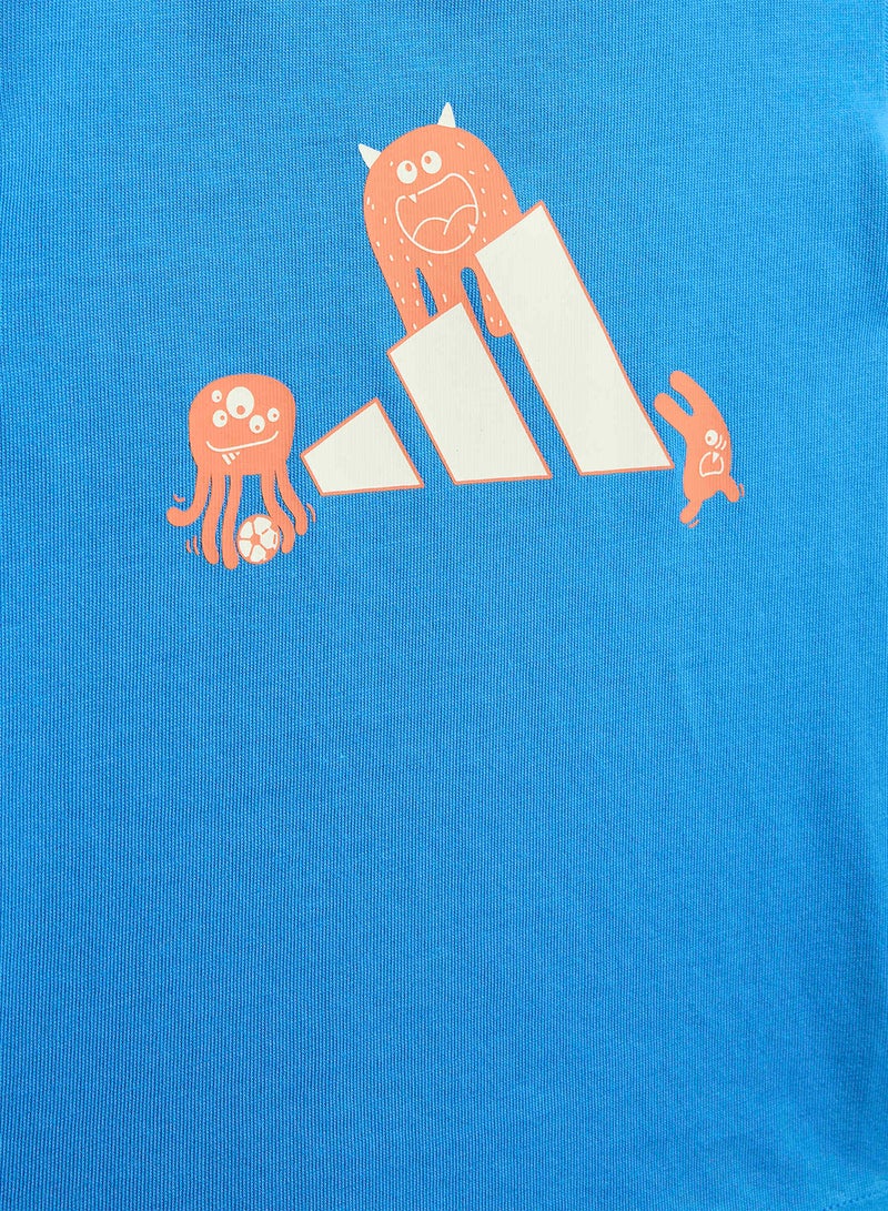 اديداس تيشيرت بطبعة جرافيك للأطفال - Image 4