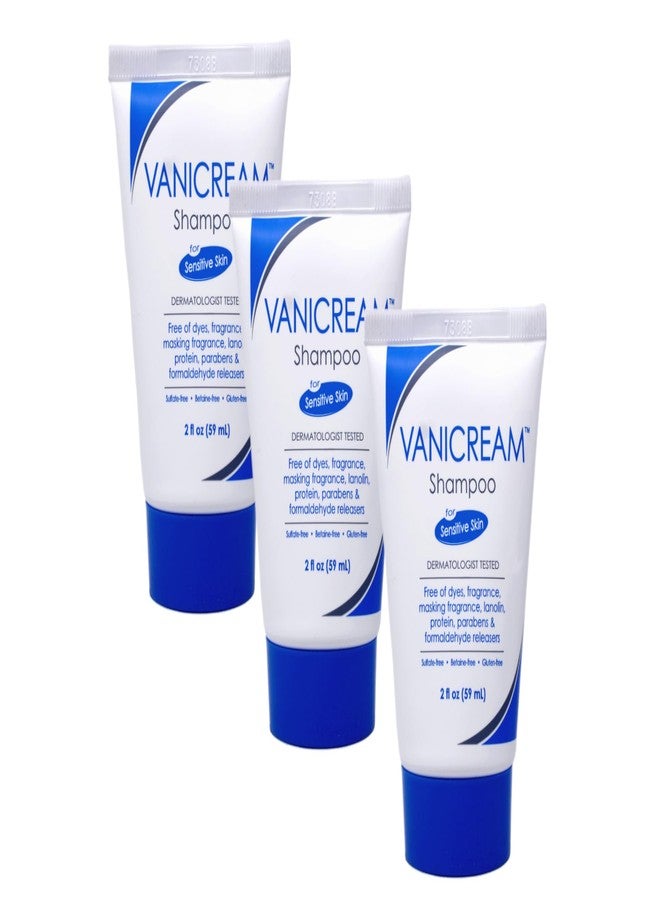 Free & Clear Shampoo, 2 Ounce Travel Size (Pack of 3) - Image 1