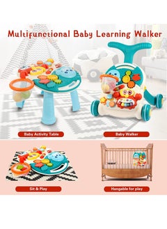 Gonice Sit-to-Stand Learning Walker for Baby Boy and Girl, 2 in 1 Baby Push Walker with Educational Activity Center, Musick Learning Toys Gift for Infant Toddlers Kids  - Image 4