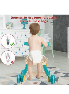 Gonice Sit-to-Stand Learning Walker for Baby Boy and Girl, 2 in 1 Baby Push Walker with Educational Activity Center, Musick Learning Toys Gift for Infant Toddlers Kids  - Image 3