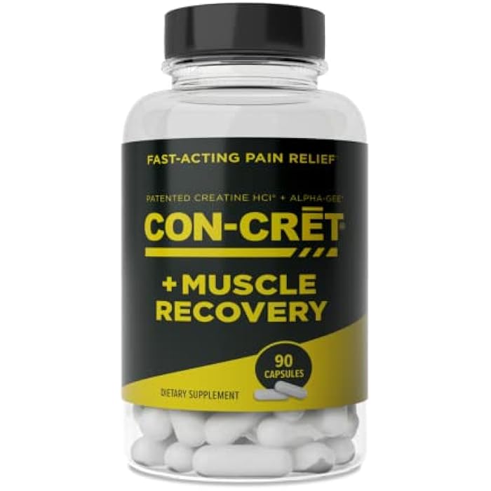 CON-CRET ProMera Sports Muscle Recovery, Concentrated Creatine and Alpha-GEE®, Supports Muscle Recovery, Reduces Soreness, Restores Muscle Health, 90 Capsules - Image 1