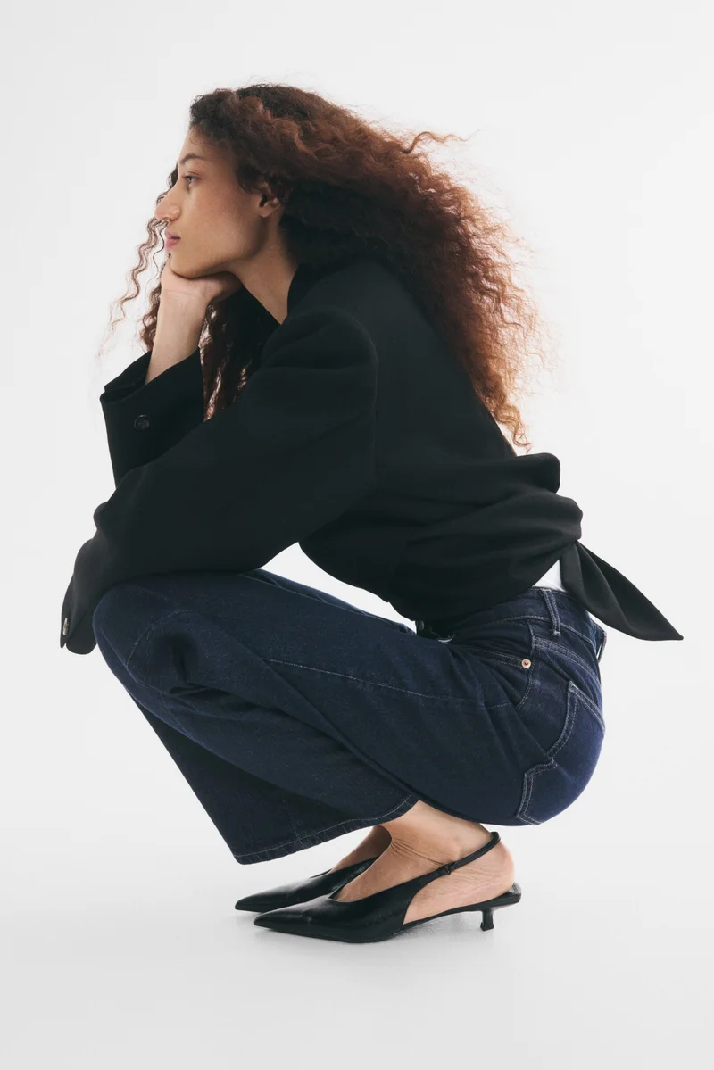 H&M Wide High Jeans