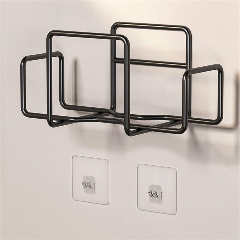 White Iron Wet Wipe Dispenser Space Saving Holder For Kitchen Bathroom And Office Desk - Image 4