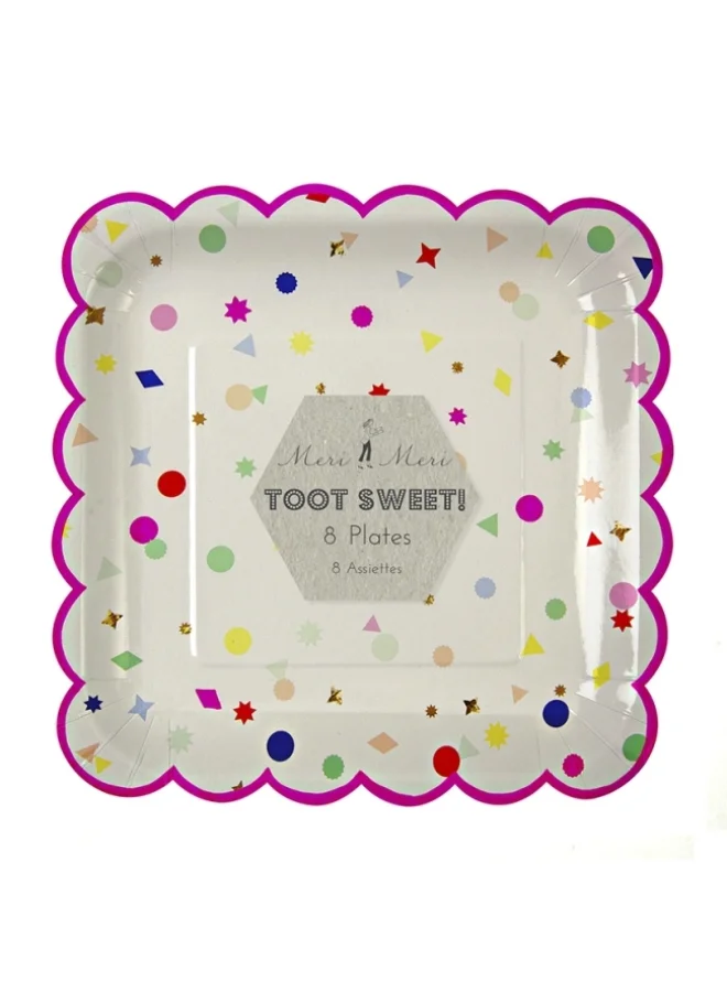 Meri Meri Toot Sweet Charms Pink Plate