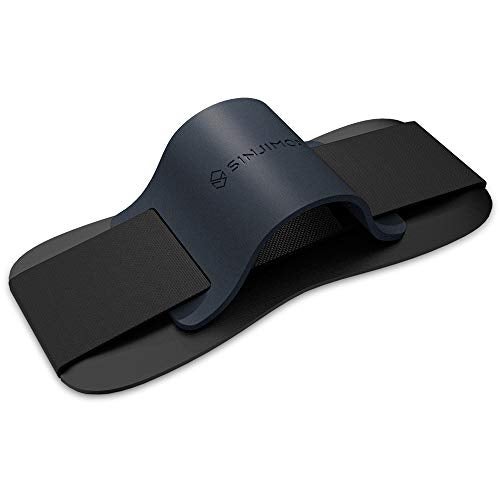 Sinjimoru Phone Grip with Silicone Band – Comfortable One-Hand Holder & Kickstand for Smartphones, Tablets, and eReaders for iPhone, Android, and Kindle Sinji Grip Silicone Midnight Blue - Image 2