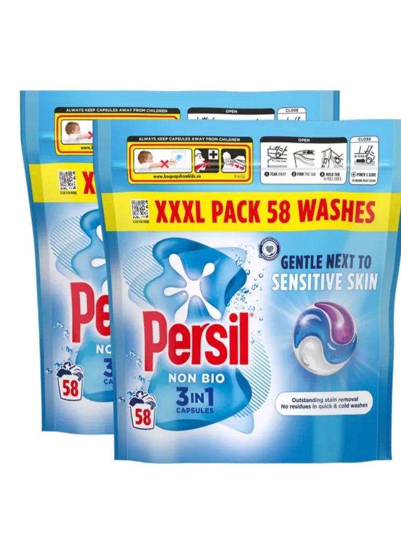 Persil Non-Bio 3 in 1 Capsules - 116 Washes