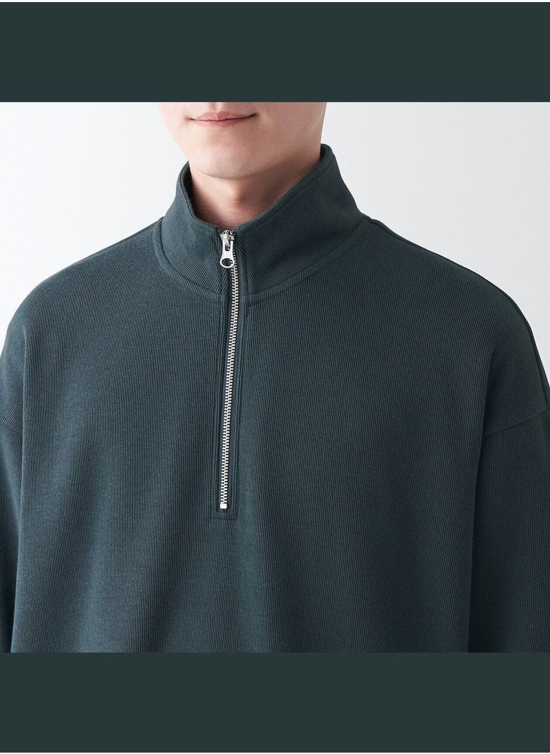 MUJI Double Knits Half Zip Sweatshirt  - Image 5