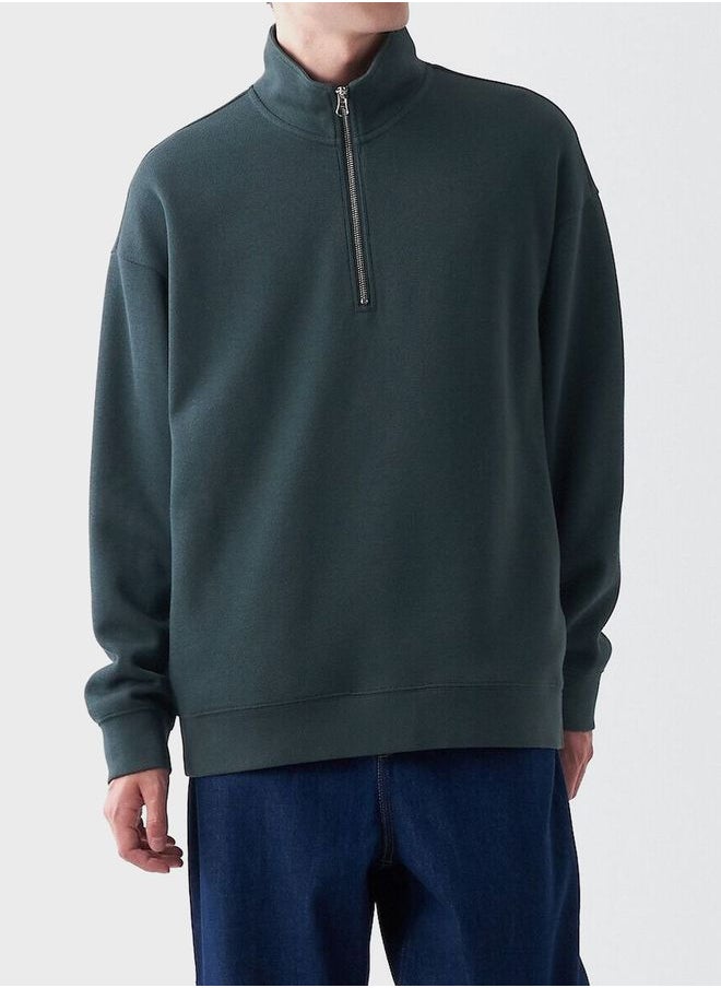 MUJI Double Knits Half Zip Sweatshirt  - Image 1