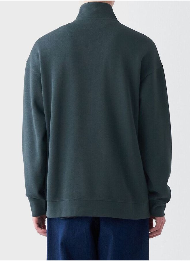 MUJI Double Knits Half Zip Sweatshirt  - Image 4