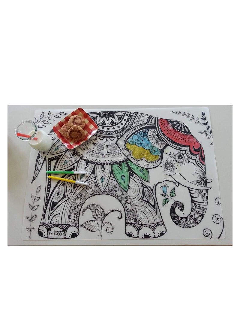 Funny Mat Washable Silicone Coloring Pads Notebooks and Mat Pirates - Image 2