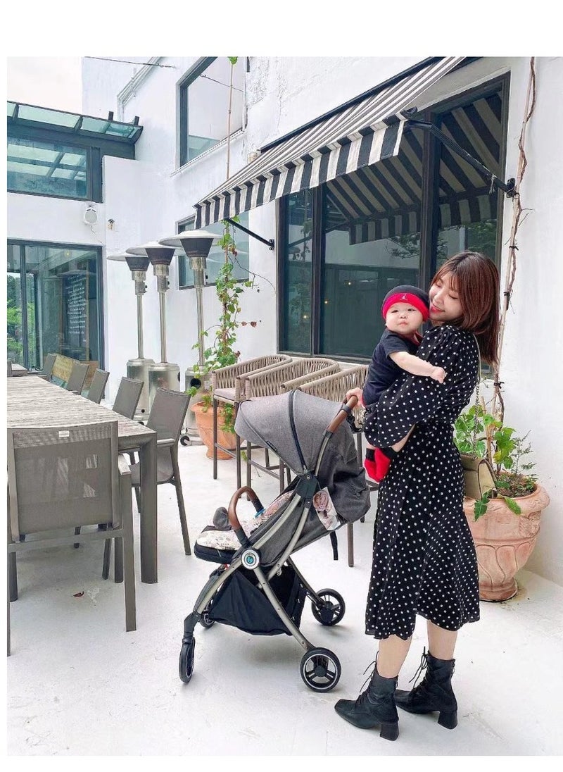 BabyDream - Babydream Zooper stroller-iron black - Image 1