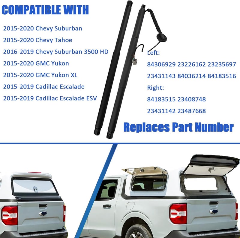 APSVE دعامة دعم الطاقة لرفع الباب الخلفي لسيارات كاديلاك إسكاليد، شيفروليه سوبربان، تاهو، جي إم سي يوكون (2015-2020) - Image 4