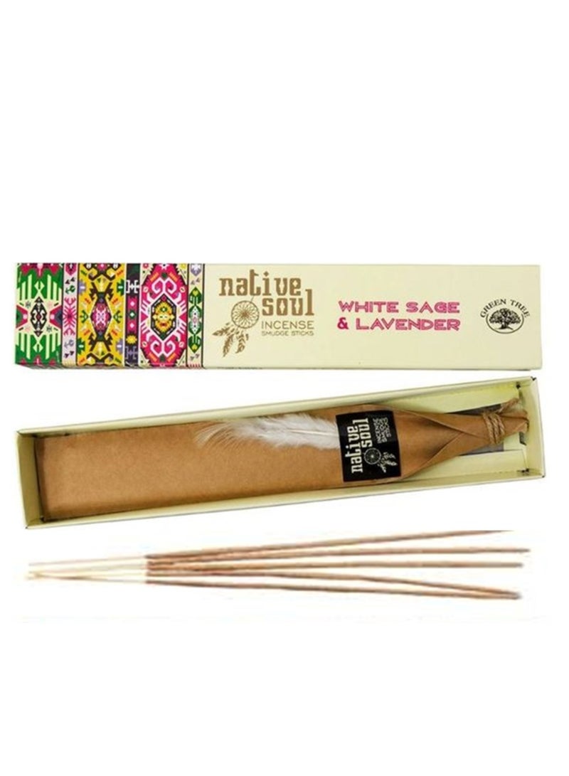 White Sage & Lavender Incense Smudge Sticks