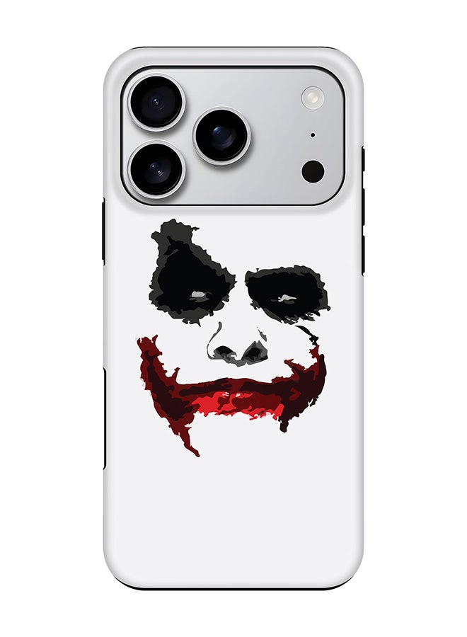 Stylizedd Tough Pro Magnetic Case for iPhone 17 Pro, Dual Layer hybrid PC + TPU Mobile Cover Matte - Joker Grin