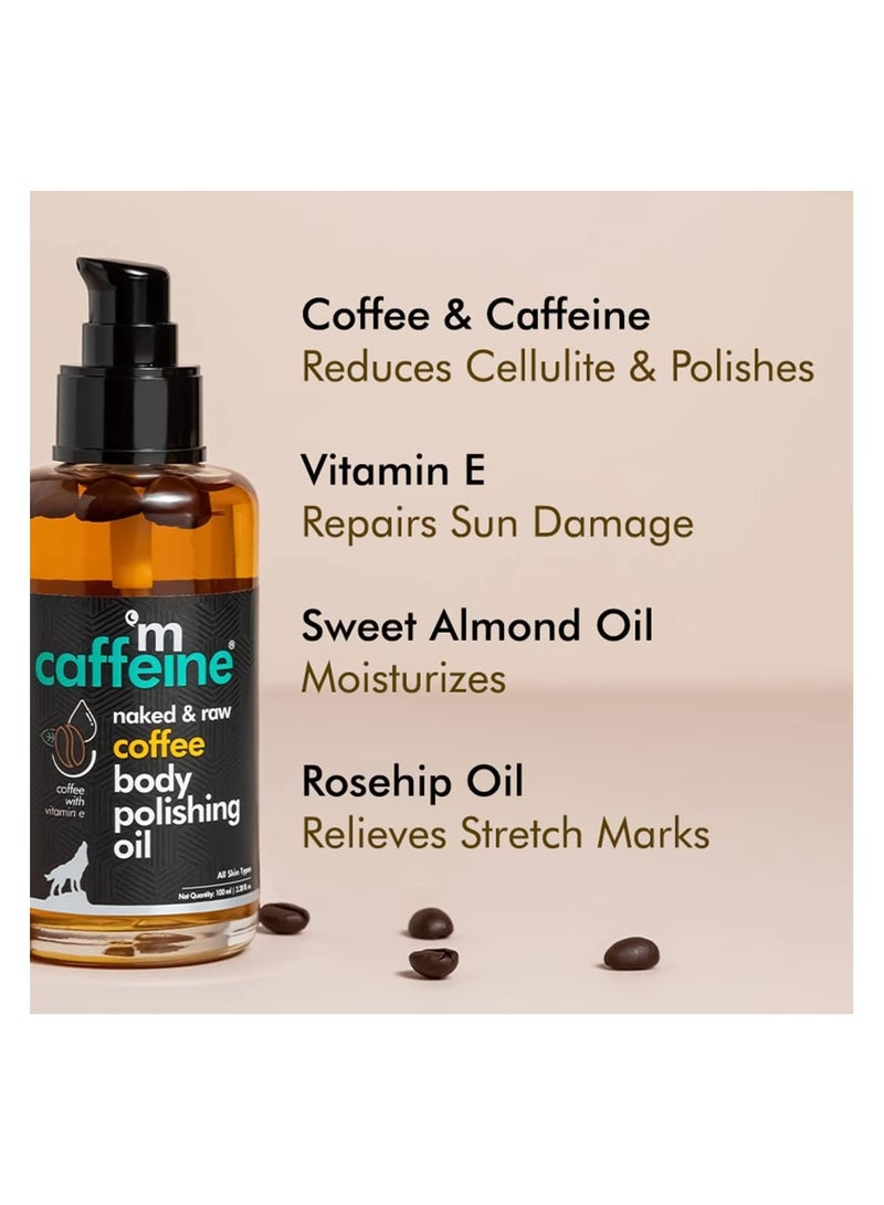 MCaffeine Coffee Body Polishing Oil 100ml  - Image 3