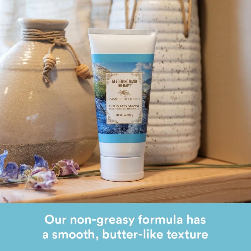 Camille Beckman Glycerine Hand Therapy Cream, Mountain Spring Scent, 8 Ounce - Image 4