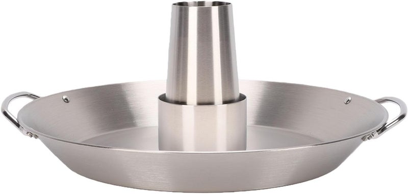 Stainless Steel Chicken Roaster, Beer Can Chicken Roasting Pan, Outdoor BBQ Camping Roaster with Detachable Design for Oven - Image 3