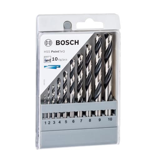 Bosch Professional HSS PointTeQ 10pcs Set, casse, Pack of 10 - Image 1