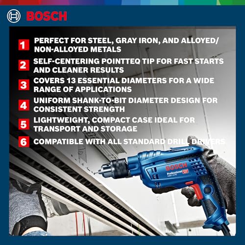 Bosch Professional HSS PointTeQ 10pcs Set, casse, Pack of 10 - Image 3