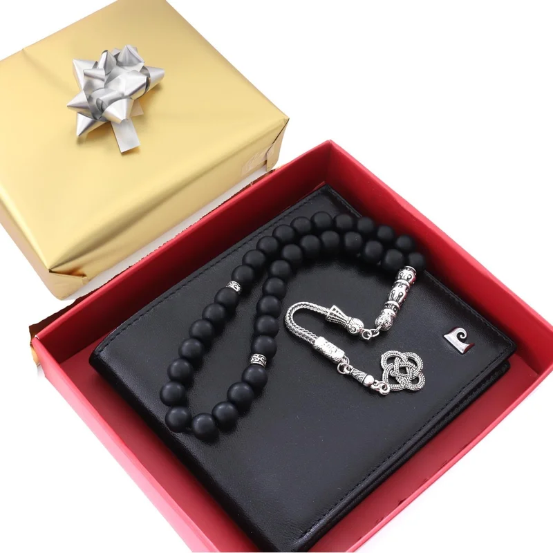 pierre cardin Men's Wallet with Rosary Gift