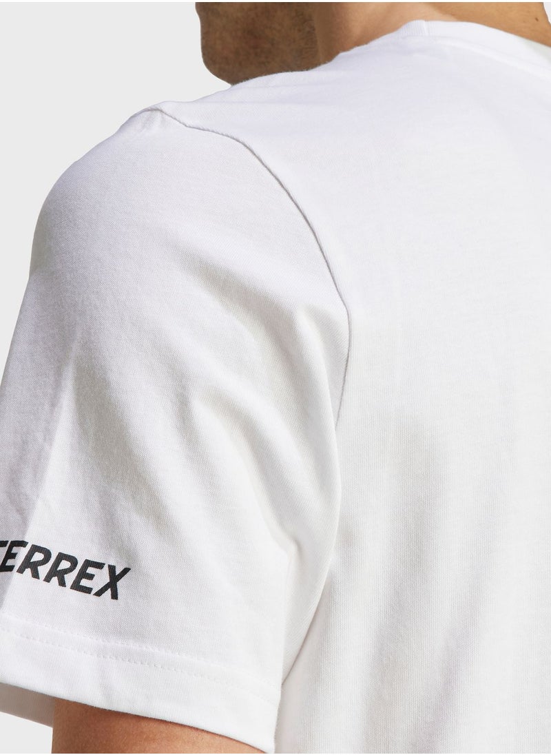 Adidas - Terrex Graphic Pocket Print T-Shirt - Image 1