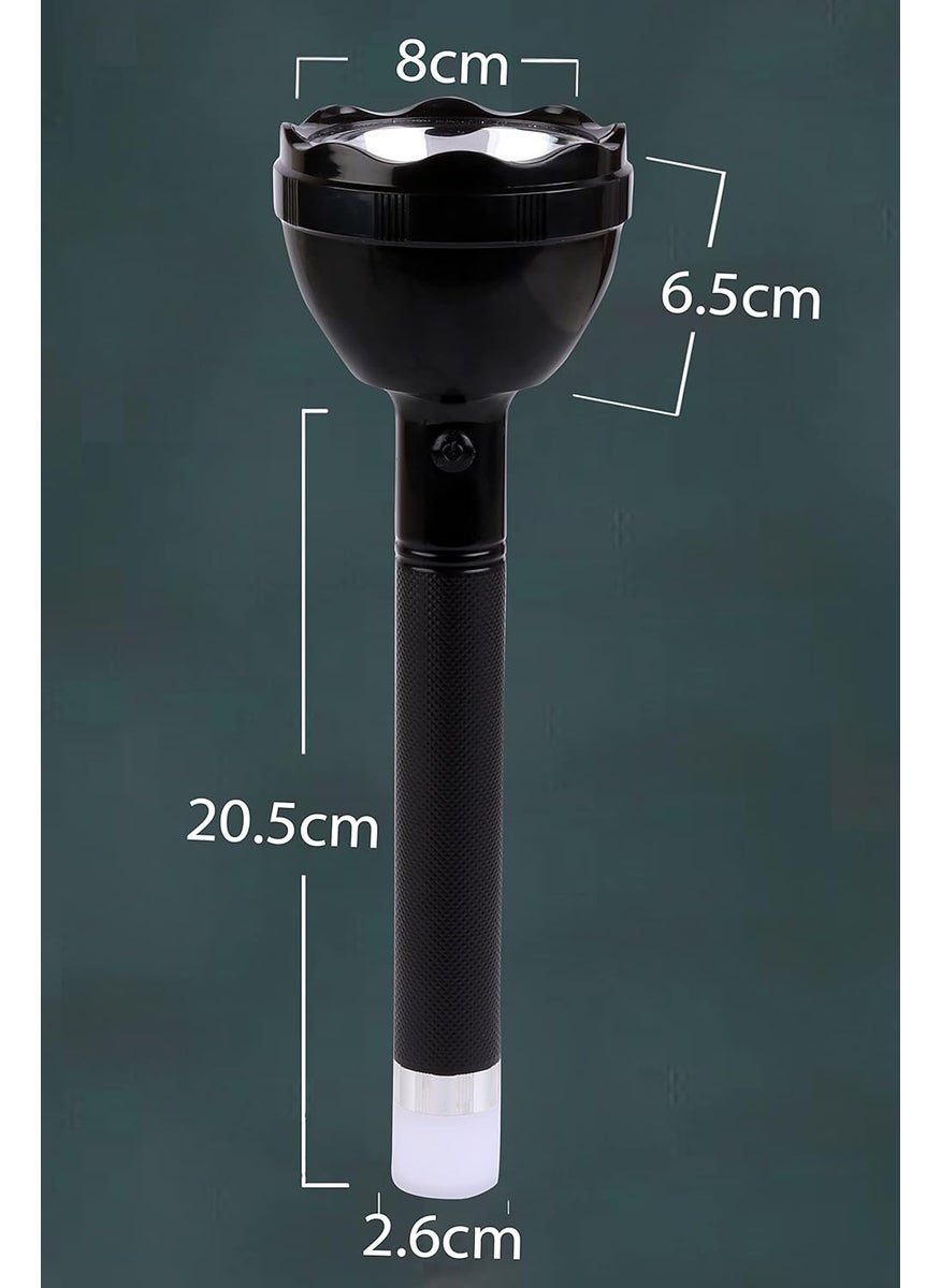Care4 - 2in1 1000M Range Long Beam 4 Modes High Low SOS Table Lmp Waterproof Chargeable LED 70W Flashlight Torch Emergency Table Lamp Emergency Table Lamp Long Press for Blinker Torch - Image 1