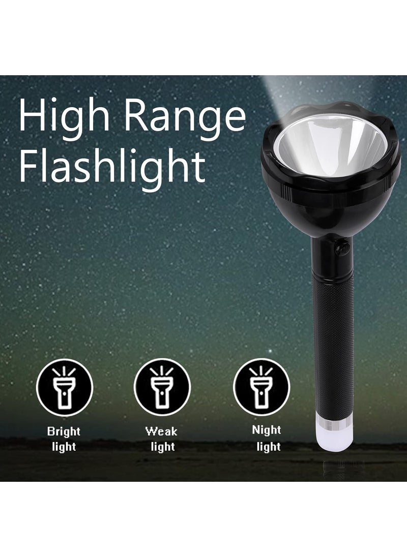 Care4 - 2in1 1000M Range Long Beam 4 Modes High Low SOS Table Lmp Waterproof Chargeable LED 70W Flashlight Torch Emergency Table Lamp Emergency Table Lamp Long Press for Blinker Torch - Image 1