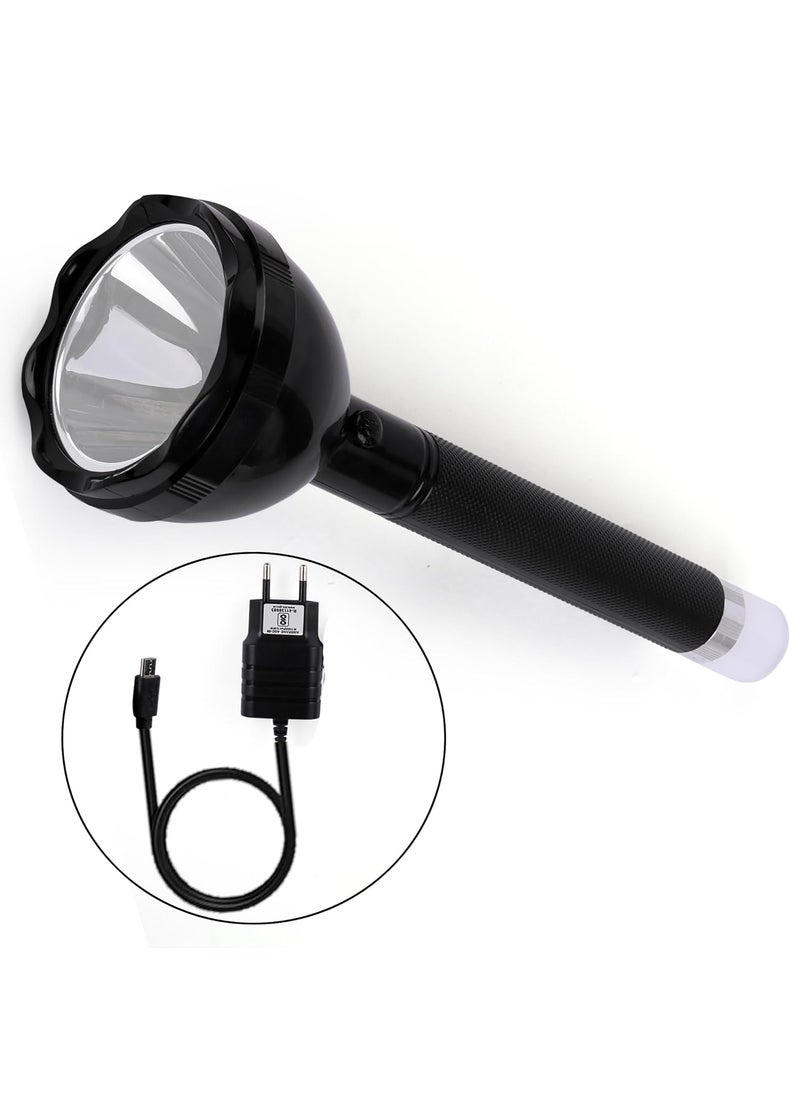 Care4 - 2in1 1000M Range Long Beam 4 Modes High Low SOS Table Lmp Waterproof Chargeable LED 70W Flashlight Torch Emergency Table Lamp Emergency Table Lamp Long Press for Blinker Torch - Image 1