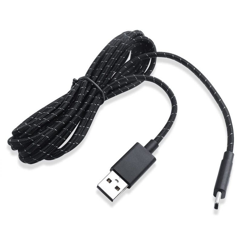 هويون كابل شحن USB-C من النوع C مضفر متين بطول 2.7 متر (9 أقدام) متوافق مع وحدات التحكم Xbox One Elite Series 2 وSwitch Pro وPS5 - Image 3