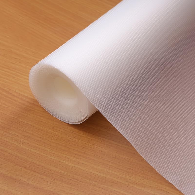 Easy Home EASYHOME Multipurpose EVA Anti-Slip Mat (45cm x 5 Meter, Clear) – Waterproof, Washable Shelf Liner Roll Sheet for Kitchen, Bathroom, Drawers, Cabinets, Fridge & Table Mat - Image 1