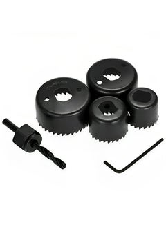 ziodic ZIODIC Heavy Duty Hole Saw Set of 6 for Cutting Corn Hole Boards Air Ducts Ceiling Lights Speakers and more  - Image 1