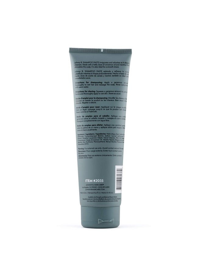JOHNNY B. - Johnny B Professional Hair Shampoo And Molding Paste Waterbased Men'S Pomade Glutenfree 6.7 Oz. - Image 1