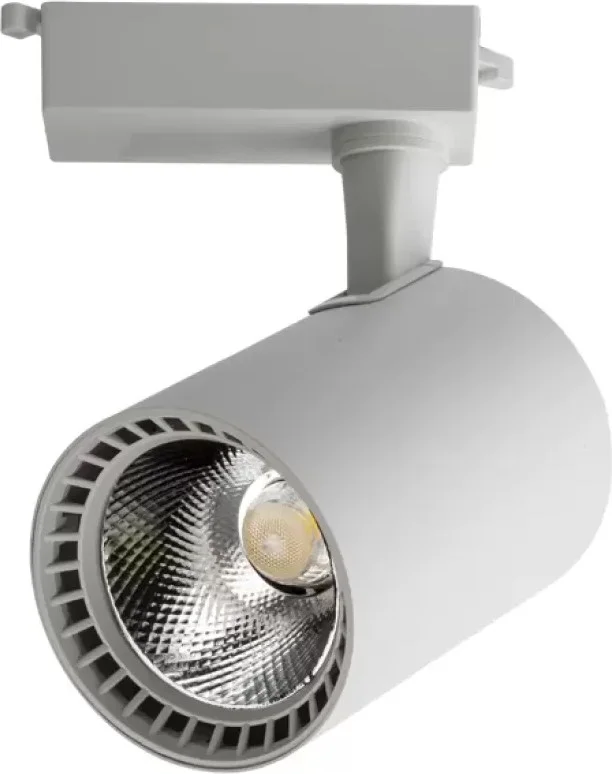 Full Reyon Full Rayon 6500 Kelvin, White Case White Light 30 Watt, First Class Rail Spotlight, Modern Ultra Quality Rail Spotlight