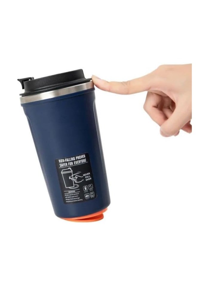 QSHOP QSHOP® 350ml Vacuum Insulated Stainless Steel Thermal Mug, Leakproof BPA Free Sports Water Cup for Coffee, Tea, Travel to Keep Drinks Hot or Cold  - Image 3