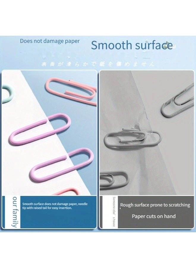 ديلي مشابك ورق حديدية من سلسلة موراندي كولور، 160 مشبكًا، مقاومة للصدأ، متينة ومقاومة للماء، ألوان متنوعة، مشابك علامات مرجعية إبداعية لطيفة للوازم المكتبية - Image 4