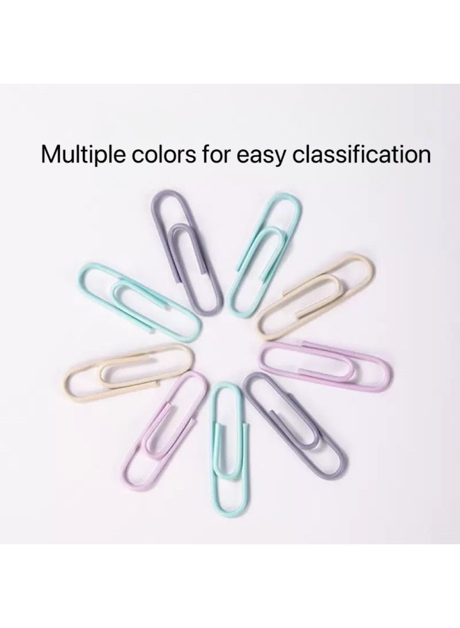 ديلي مشابك ورق حديدية من سلسلة موراندي كولور، 160 مشبكًا، مقاومة للصدأ، متينة ومقاومة للماء، ألوان متنوعة، مشابك علامات مرجعية إبداعية لطيفة للوازم المكتبية - Image 3