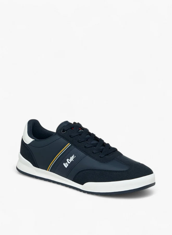 Lee Cooper Men's Panelled Lace-Up Sneakers
