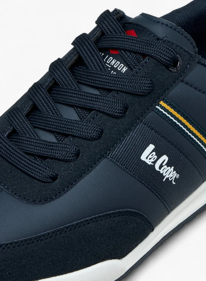 Lee Cooper Men's Panelled Lace-Up Sneakers
