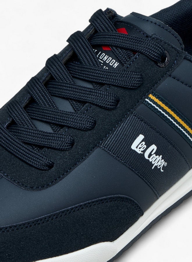 لي كوبر أحذية رياضية رجالية برباط وتفاصيل شبكية - Image 4