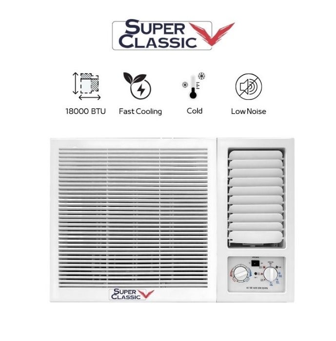 سوبر كلاسيك مكيف شباك سوبر كلاسيك بارد 18,000 وحدة - SUCW-20CC - Image 1